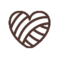 Heart Yarn Sticker by Hobbii