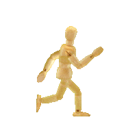 Fitness Rock Sticker by Trauma Forward