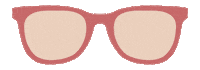 glasses unfold Sticker by Alissa Griffith