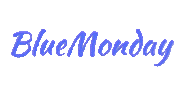 Blue Monday Sticker