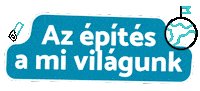 Merkbau merkbau bács-kiskun épitkezés építés te Sticker