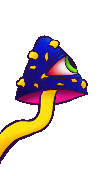 maviag_ trippy psychedelic maviag Sticker