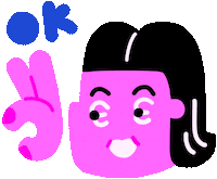 vanessartpuff ok character emotion newkidoob Sticker