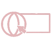 Pink Web Sticker by Katrin de Buhr