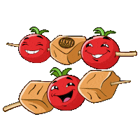 Skewers Lol Sticker by Level Kitchen