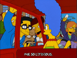 marge simpson crowd GIF