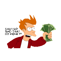 make it rain shut up STICKER by imoji