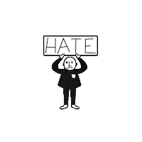 Black Lives Matter Love Sticker by INTO ACTION