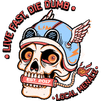 Bike Live Fast Sticker by Local Menace