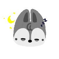 thelostmochis night sleep sleepy goodnight Sticker