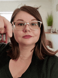 MindyWara point click down below GIF