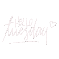 Hello Tuesday Sticker