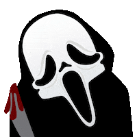 Horror Scream Sticker