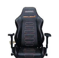 oh no gaming chair Sticker by MAXNOMIC