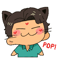 Pop Cat Meme Sticker by AJ