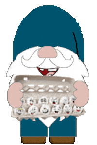 Eggs Gnome Sticker