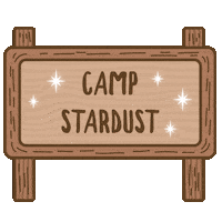 Sparkle Camping Sticker by Otah & Friends