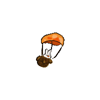 Fly Bunny Sticker