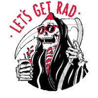 Rad Sticker by Local Menace
