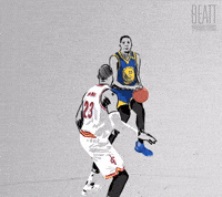 Antknee729 animation basketball nba playoffs GIF