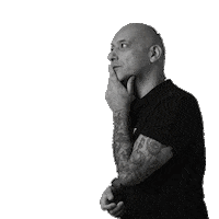 Thinking Think Sticker by Rebel Yard