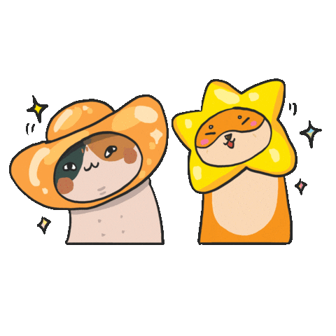 Cat Star Sticker