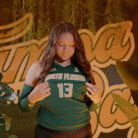 South Florida Volleyball GIF by USF Athletics