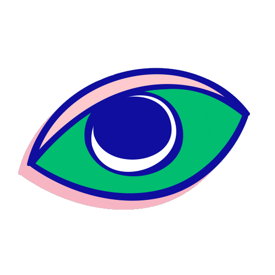 oasis eyerock Sticker