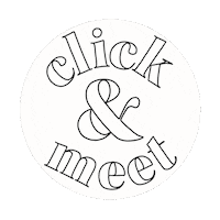 Click Black And White Sticker