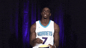 michael jackson wink GIF by Charlotte Hornets