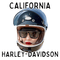 Harley Davidson Girl Sticker by California Harley-Davidson