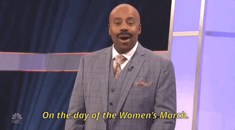 womens march snl GIF by Saturday Night Live