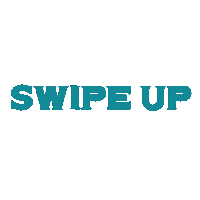 Swipeup Teal Sticker by Only Charged Dubs