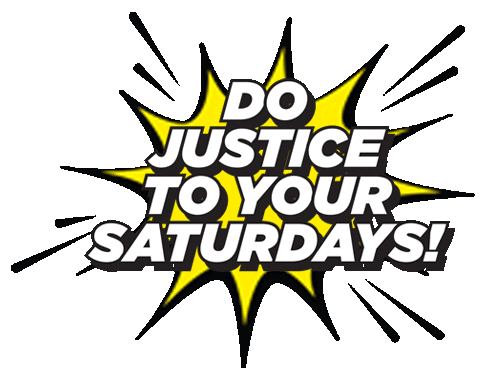 wbworldad giphyupload superhero saturday abu dhabi Sticker