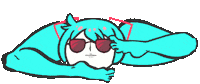 Hatsune Miku Chill Sticker