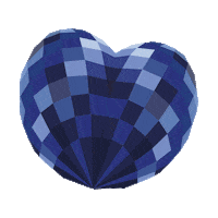 Blauwe Hart Sticker by Gemeente Delft