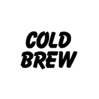 Cold Brew Sticker by NOMADCOFFEE
