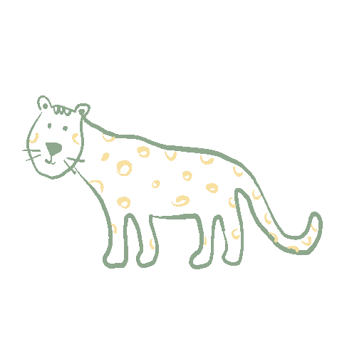 Pastel Jungle Sticker by BCE ÖCSI