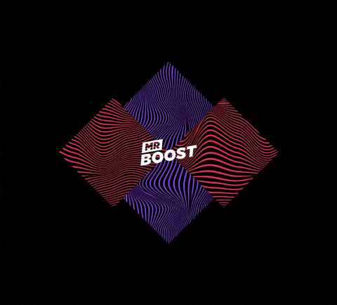 Logo Pink GIF by Mr Boost