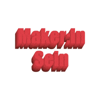 Maker Macher Sticker by protohaus