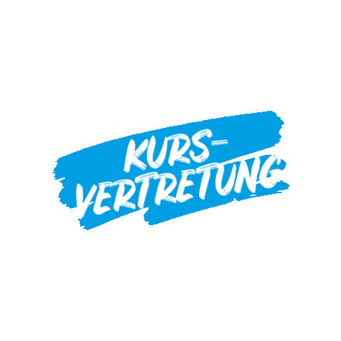 Kursvertretung Sticker by BTW Bünde