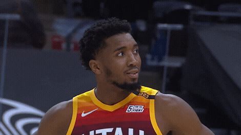 Donovan Mitchell Smile GIF by Utah Jazz