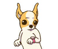 Animation Dog Sticker