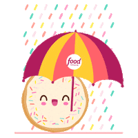 rain spring Sticker by Food Network