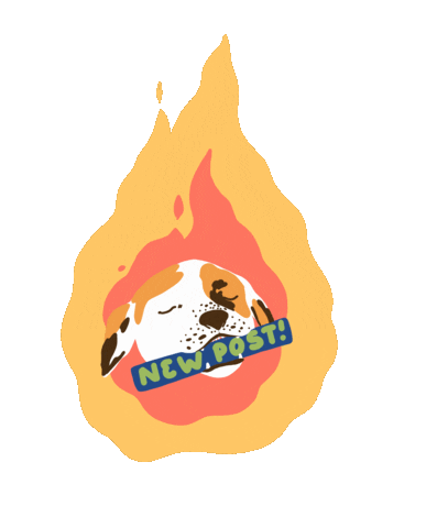 freskoprama giphyupload hot dog fire Sticker