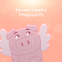 Happy Flying Pig GIF by PositivelyPigasus