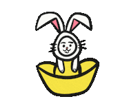 Year Of The Rabbit Sticker