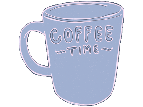 tessterpos giphyupload excited pink coffee Sticker