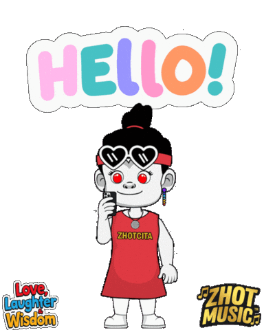 Hello Ladies Girl Sticker by Zhotcita
