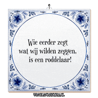 Humor Wijsheid Sticker by Tegelspreuken.nl